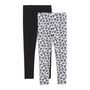 Voir la diapositive 1 : IN EXTENSO Lot de 2 leggings fille