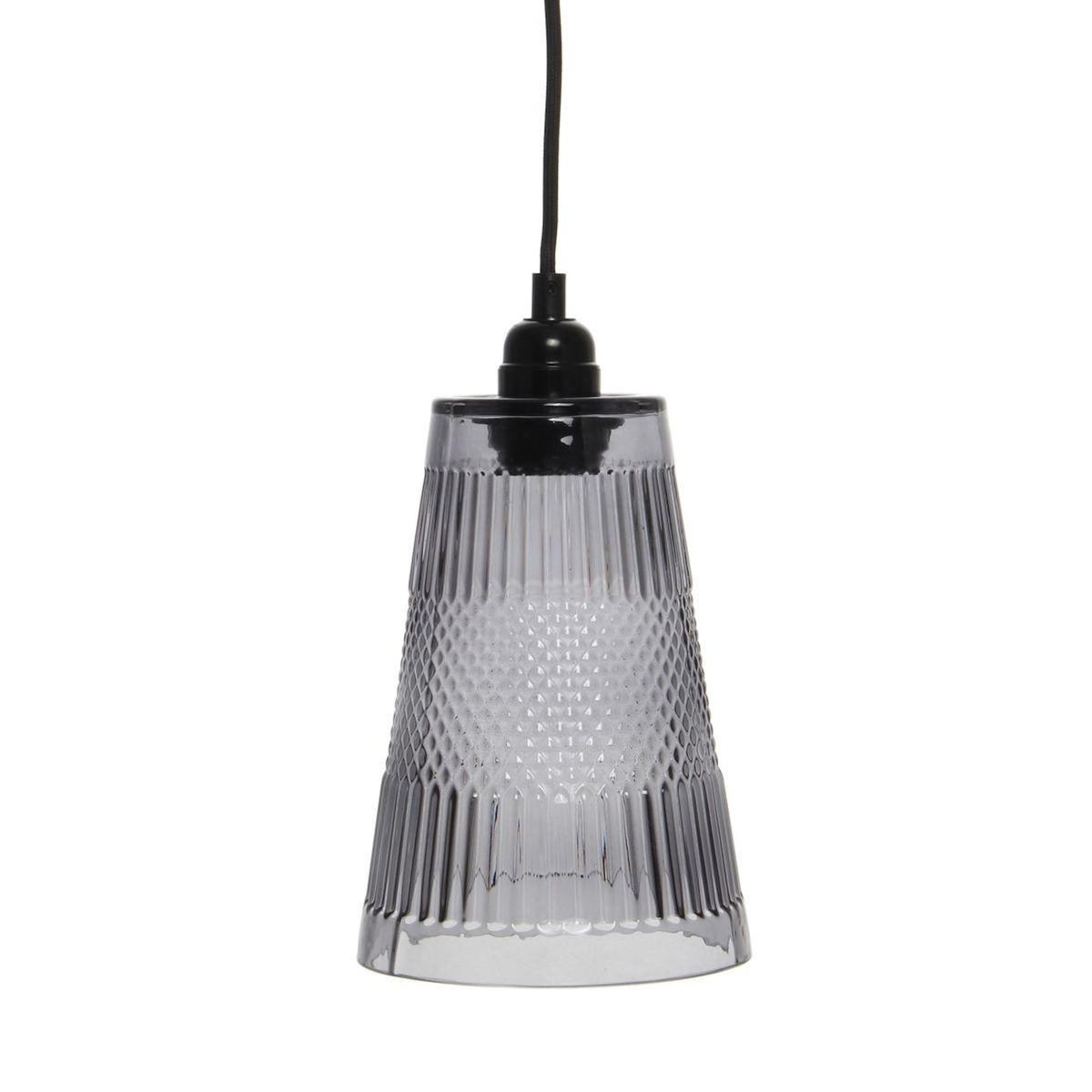 Paris Prix Lampe Suspension Design  Palum  14cm Gris