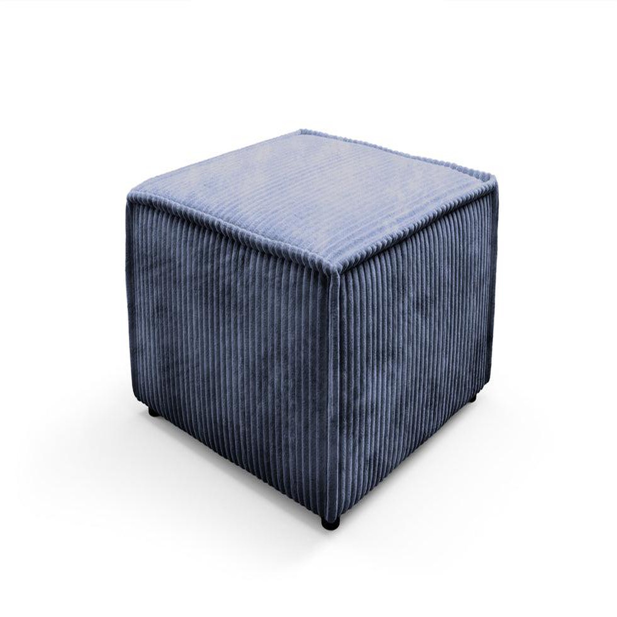 Voir la diapositive 5 : CASANOVA PARIS Laria - pouf gros velours côtelé