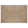 Voir la diapositive 1 : ATMOSPHERA Tapis rectangulaire en jute Scandi - L. 60 x l. 90 cm - Marron