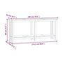 Voir la diapositive 6 : VIDAXL Banc de travail Blanc 180x50x80 cm Bois de pin massif
