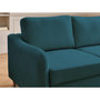Voir la diapositive 3 : LISA DESIGN Will - canapé 3 places - convertible - en tissu