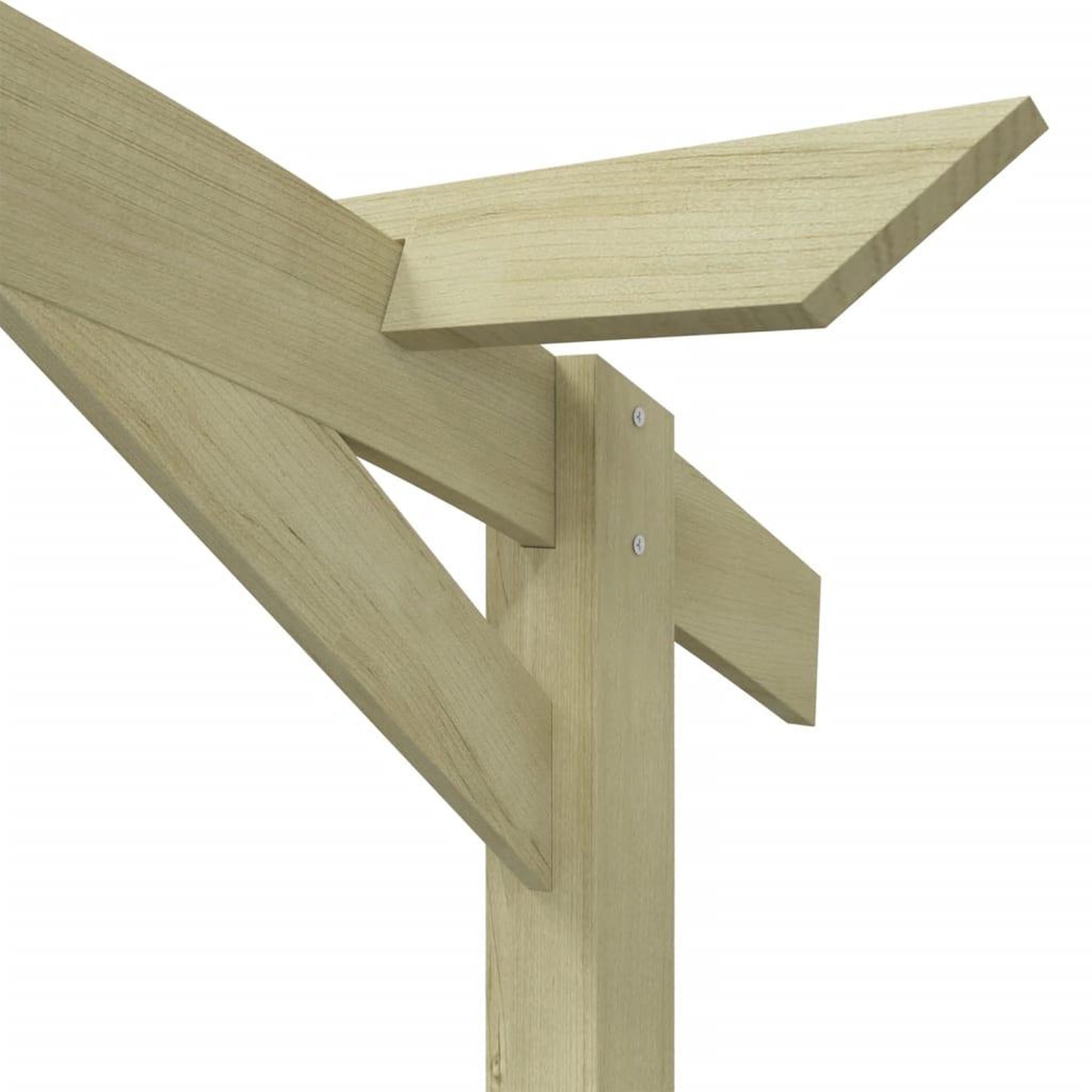 Voir la diapositive 5 : VIDAXL Pergola de jardin 180x210x40 cm bois de pin impregne