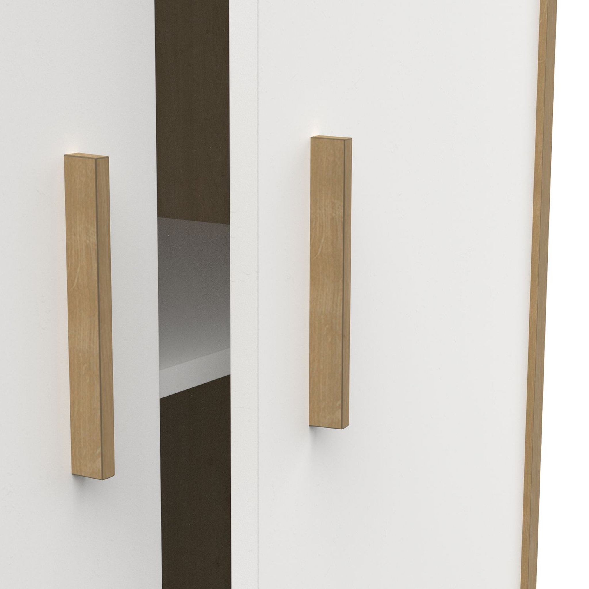 Voir la diapositive 3 : Armoire enfant 2 portes L89 cm LILAS