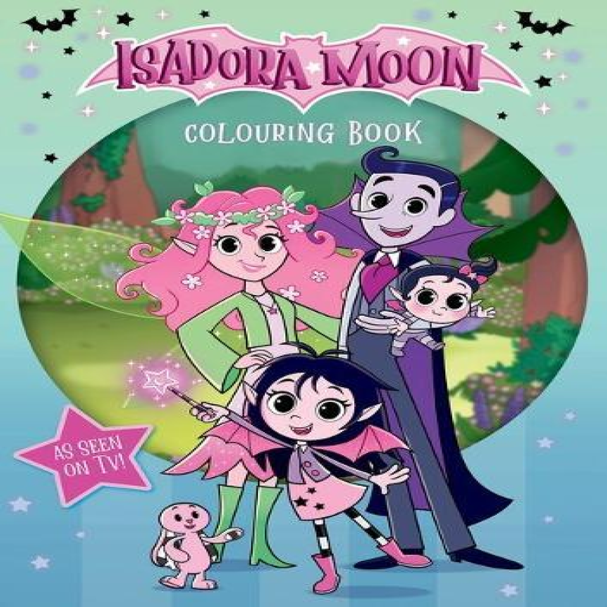 LIVRES Isadora Moon Colouring Book, packed with colouring and drawing (as seen on TV)