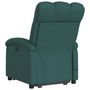 Voir la diapositive 4 : VIDAXL Fauteuil inclinable de massage Vert fonce Tissu