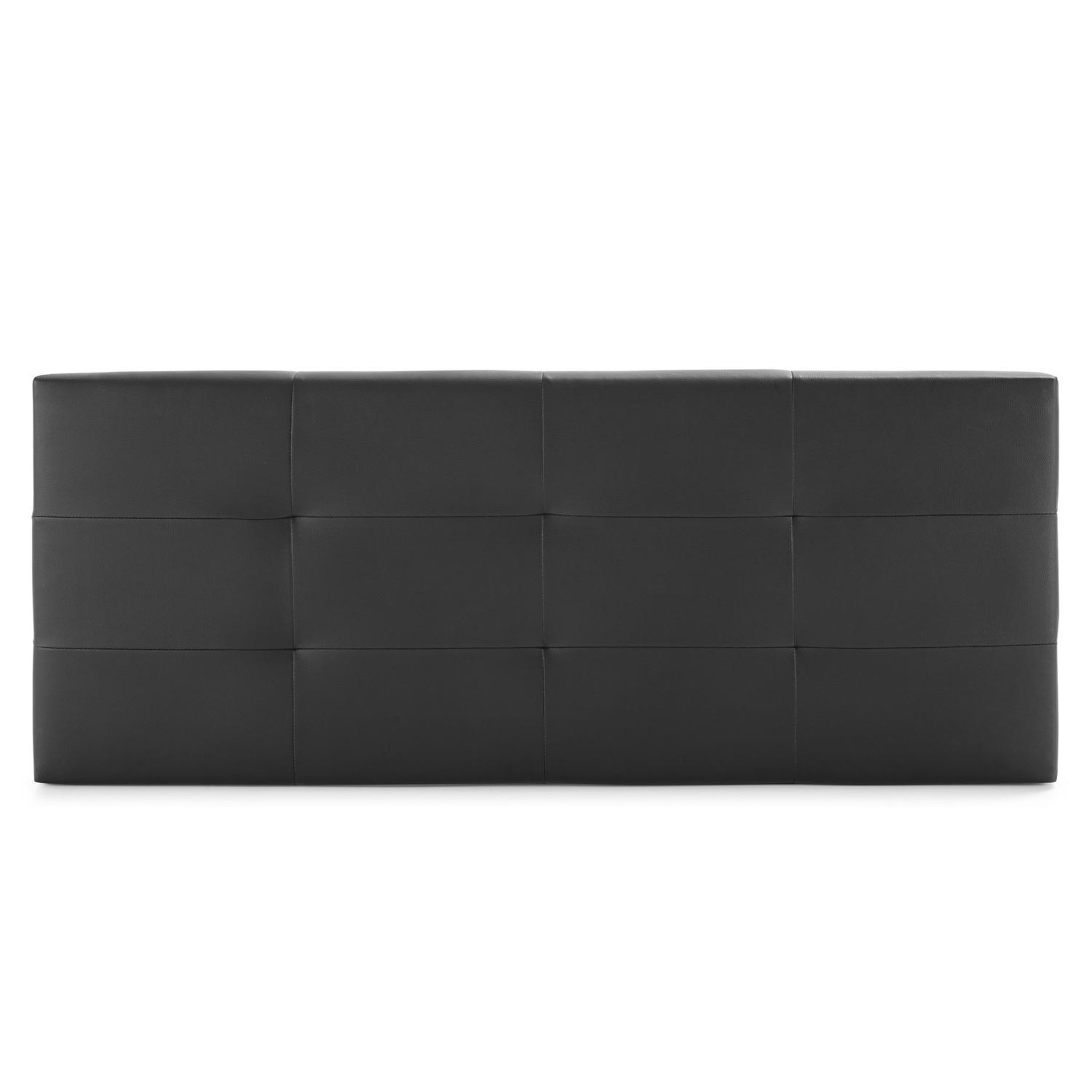 Voir la diapositive 2 : MARCKONFORT Tête de lit Carla 150x60 cm Noir, rembourrée de Mousse