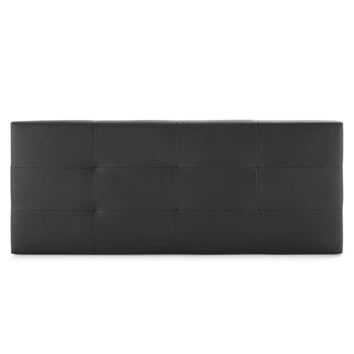 MARCKONFORT Tête de lit Carla 150x60 cm Noir, rembourrée de Mousse