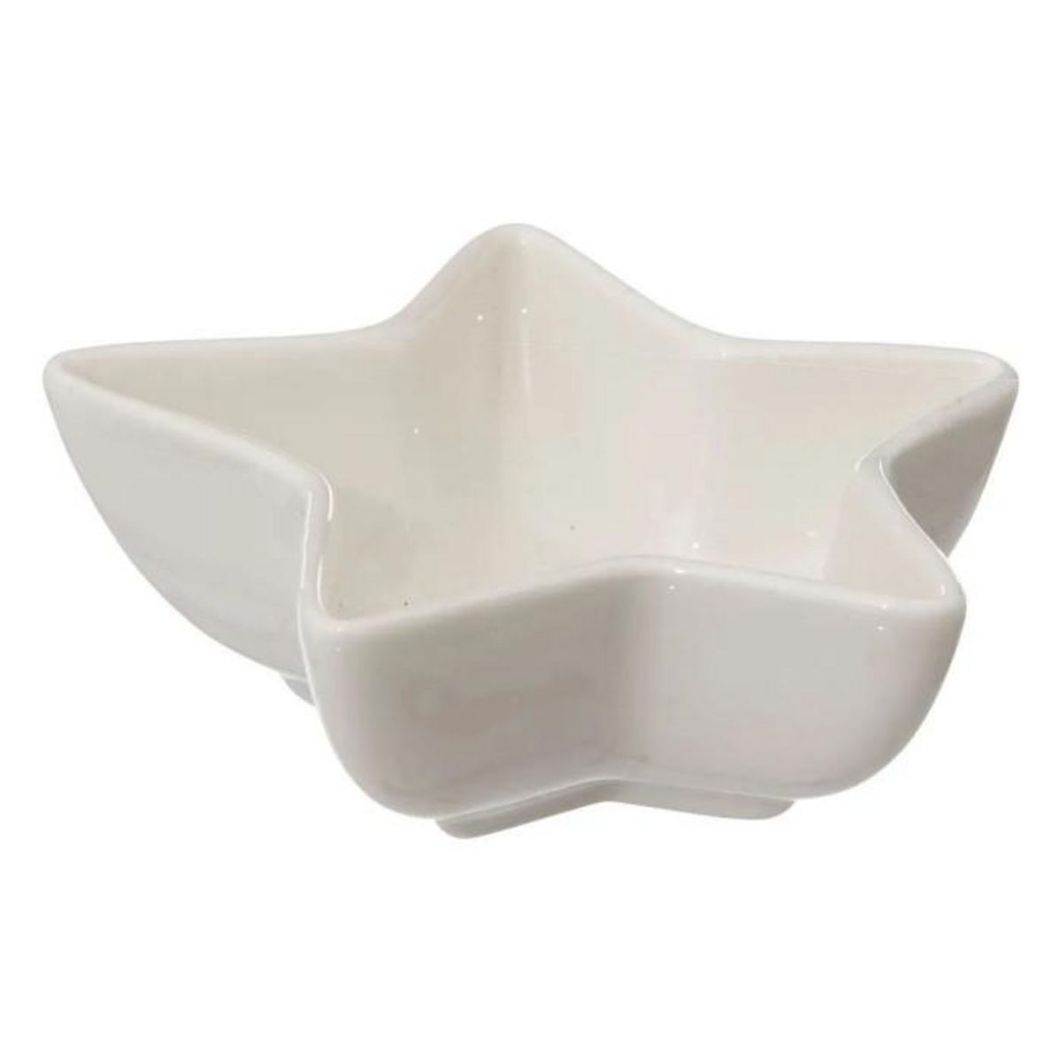 ATMOSPHERA Service Apéritif 4 Pièces  Étoile  42cm Blanc