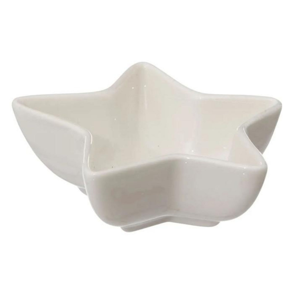 ATMOSPHERA Service Apéritif 4 Pièces  Étoile  42cm Blanc