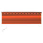 Voir la diapositive 3 : VIDAXL Auvent automatique retractable avec store 4x3m Orange et marron