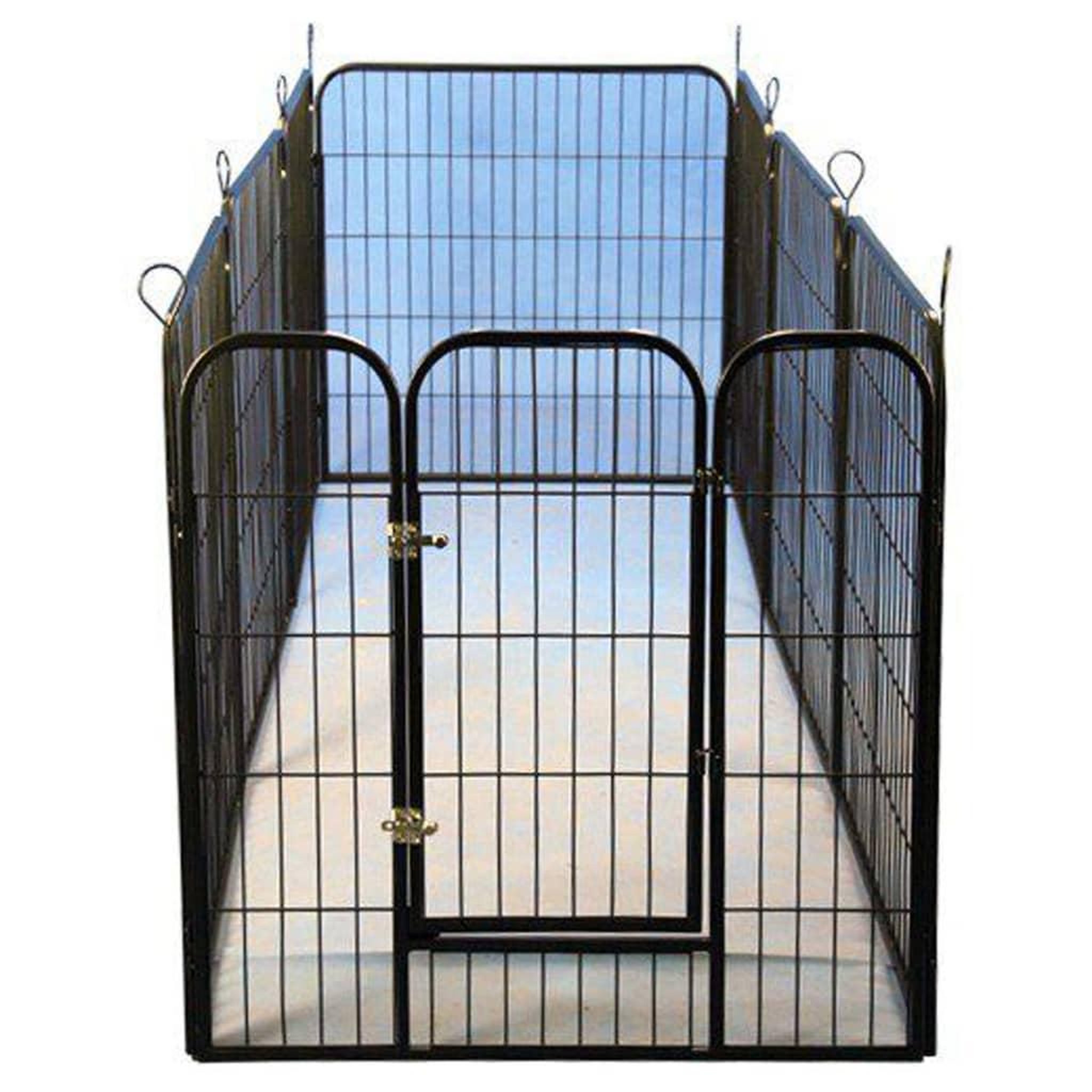 Voir la diapositive 2 : @Pet @Pet Parc modulaire pour chiots Noir 79x81 cm