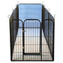 Voir la diapositive 2 : @Pet @Pet Parc modulaire pour chiots Noir 79x81 cm