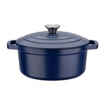 GSW GSW - Blue Magic - Marmite - Ø 20 cm - Fonte d'acier - Bleu - Tous feux dont induction