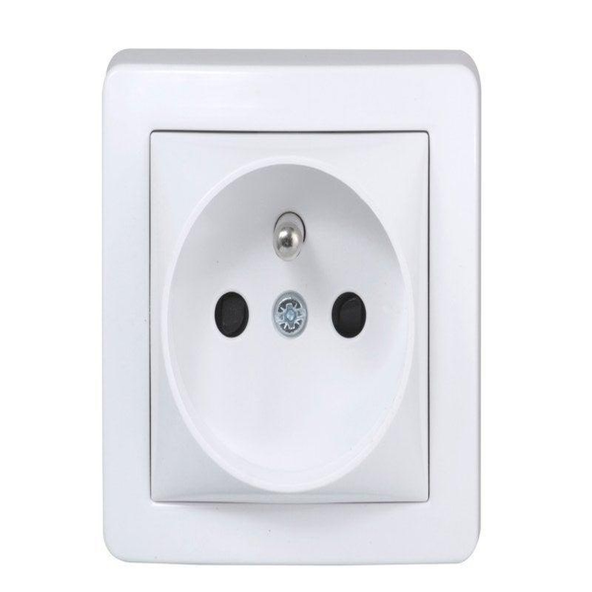 Schneider Electric Prise Avec Terre Saillie Alréa Complet, Blanc