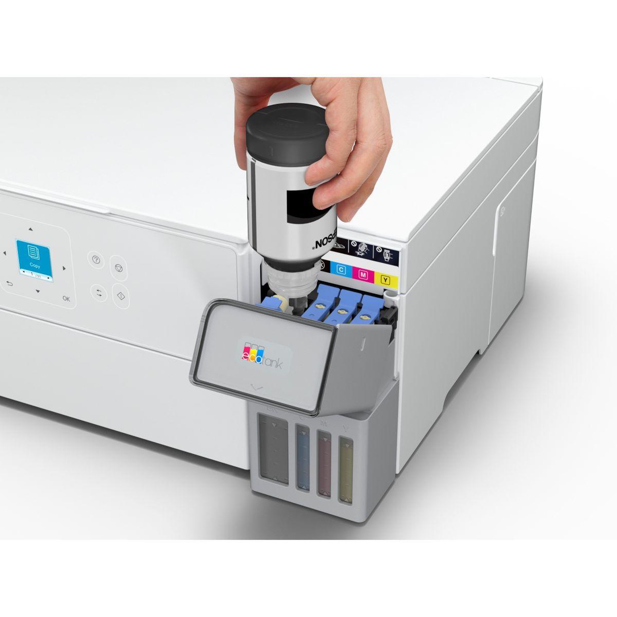 Voir la diapositive 4 : Epson Imprimante jet d'encre ecotank et-2956 - white