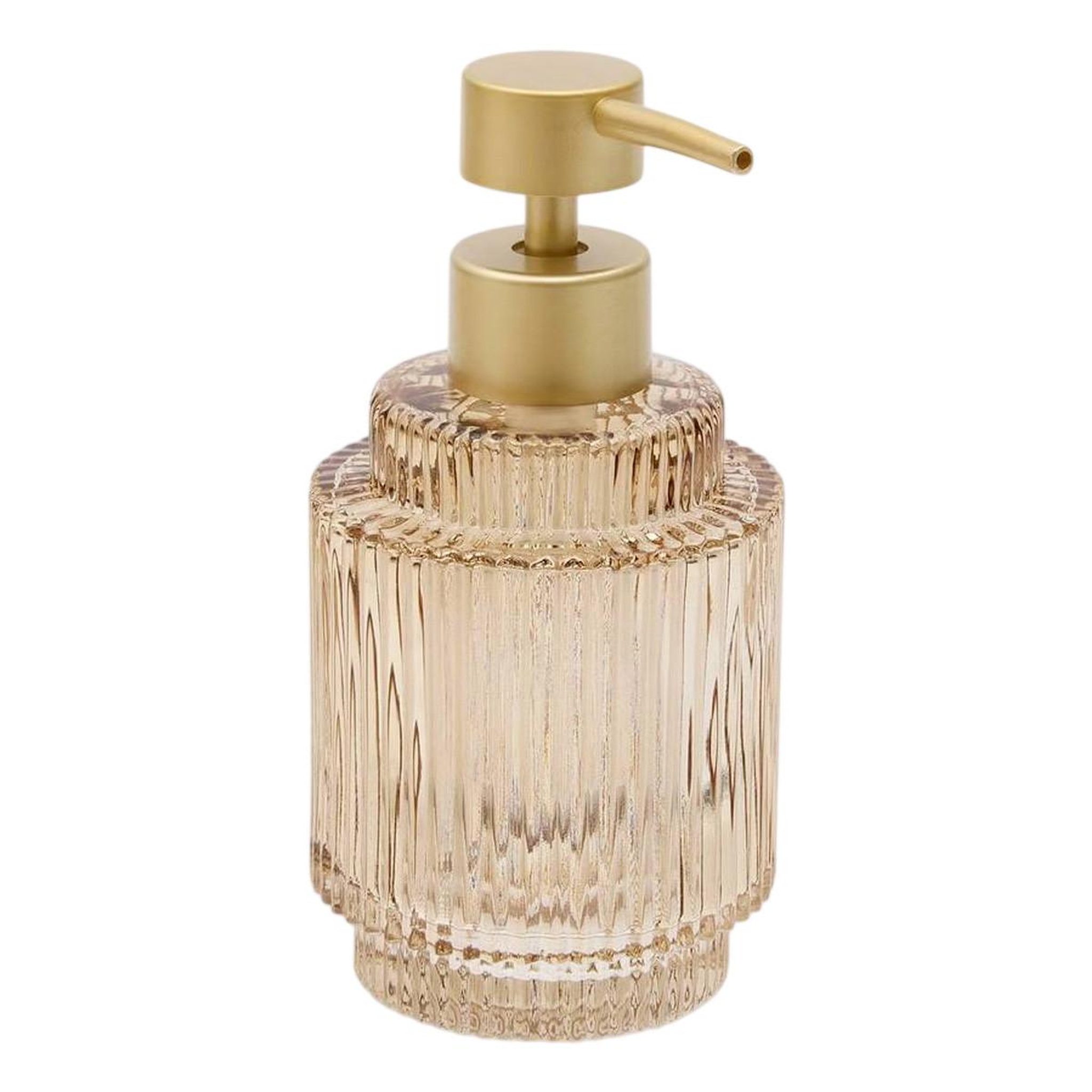 FIVE Distributeur de savon en verre  solis  300ml ambre