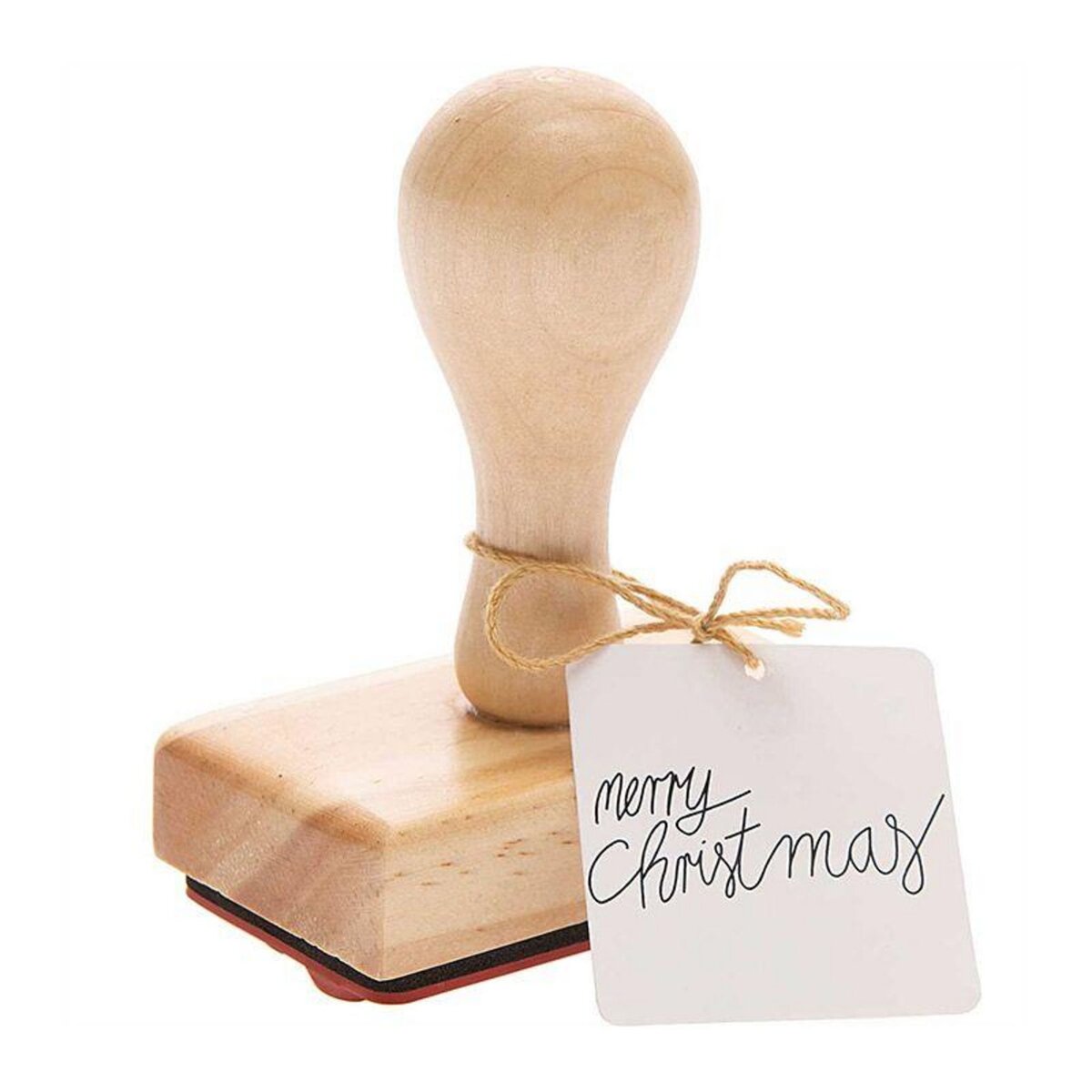 RICO DESIGN Tampon en bois Merry Christmas