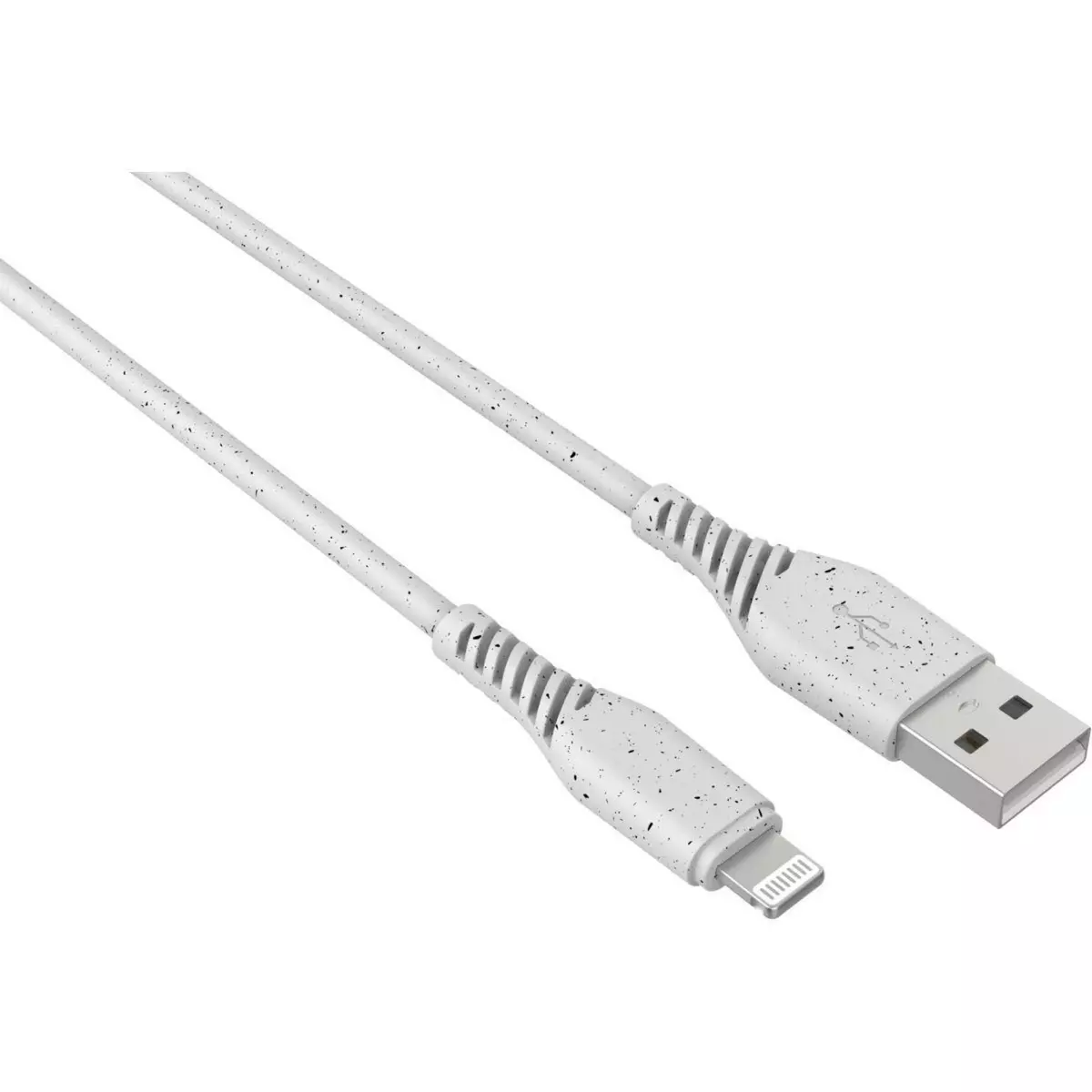 ADEQWAT Câble Lightning vers USB 2m blanc eco design