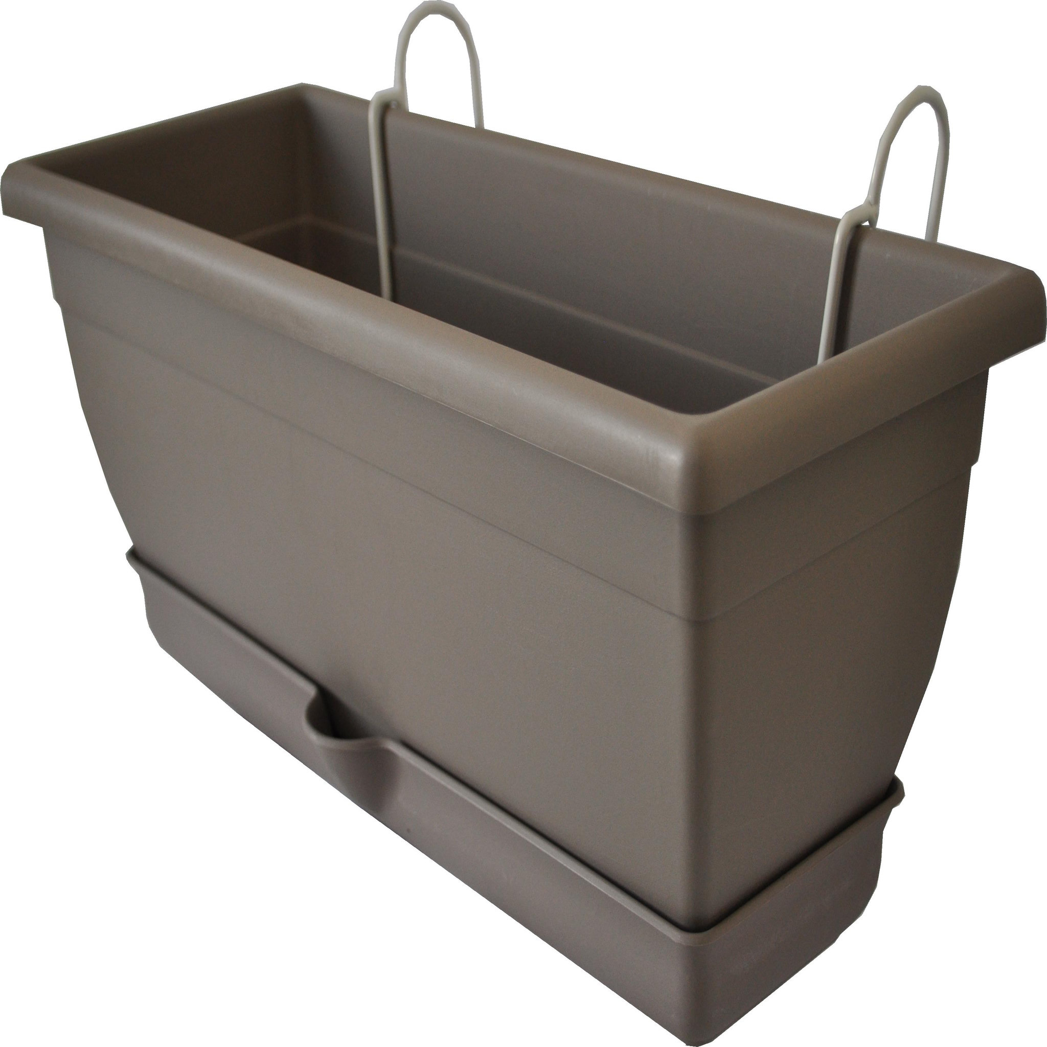 Jardinière 50 cm avec support Taupe