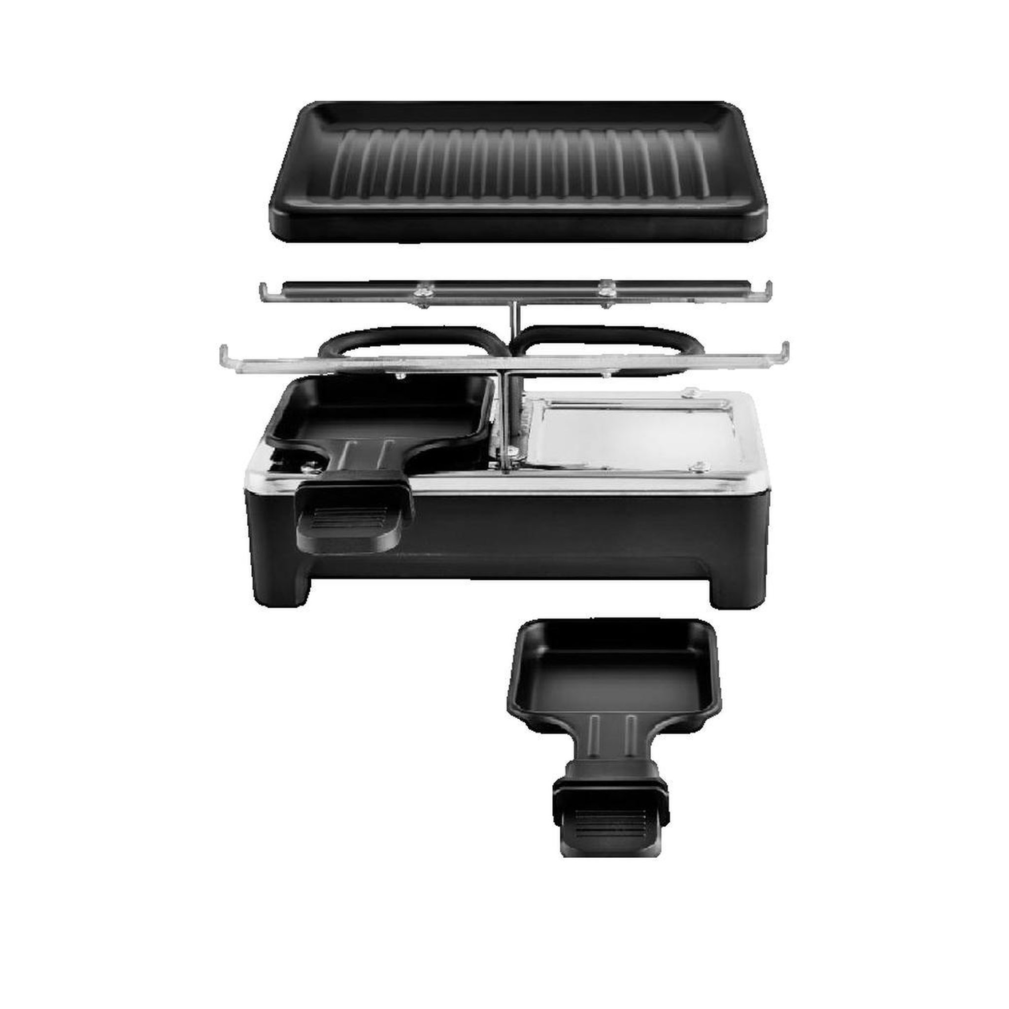 Voir la diapositive 3 : TKG Appareil à raclette TKG Team Kalorik Compact Noir