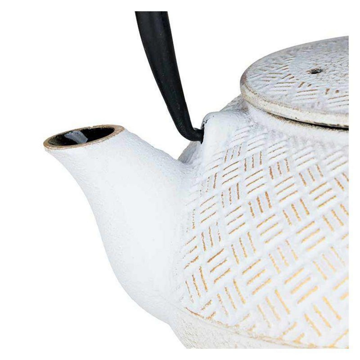 Aromandise Théière en fonte Tamayuki blanche - 800 ml