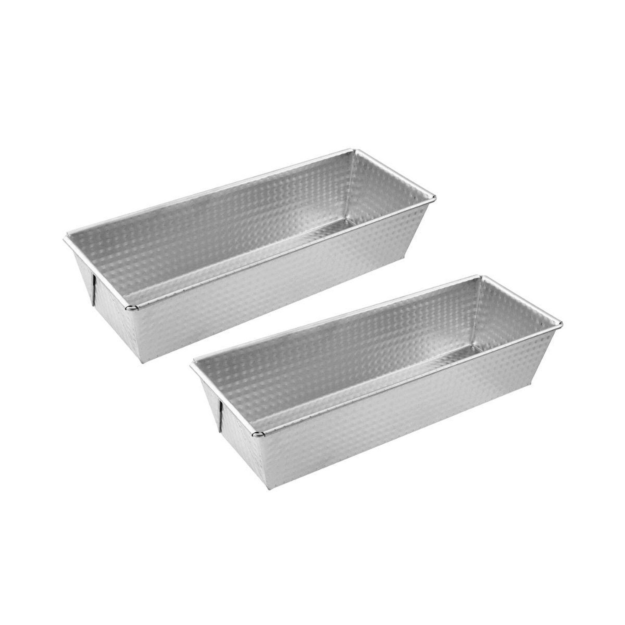 ZENKER Lot de 2 moules à cakes 25,5 x 11,2 cm zenker silver