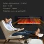Voir la diapositive 5 : HOMCOM Cheminée électrique 1800W effets flammes LED 3D réglables - timer, thermostat, télécommande - noir