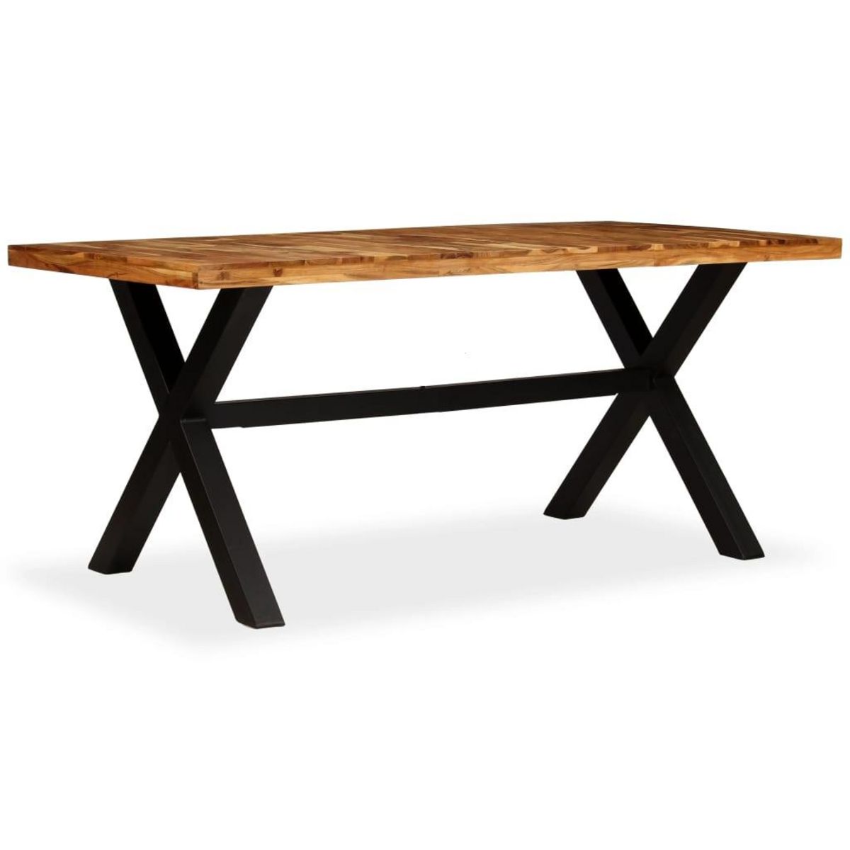 VIDAXL Table a manger Bois d'acacia massif et manguier 180x90x76 cm