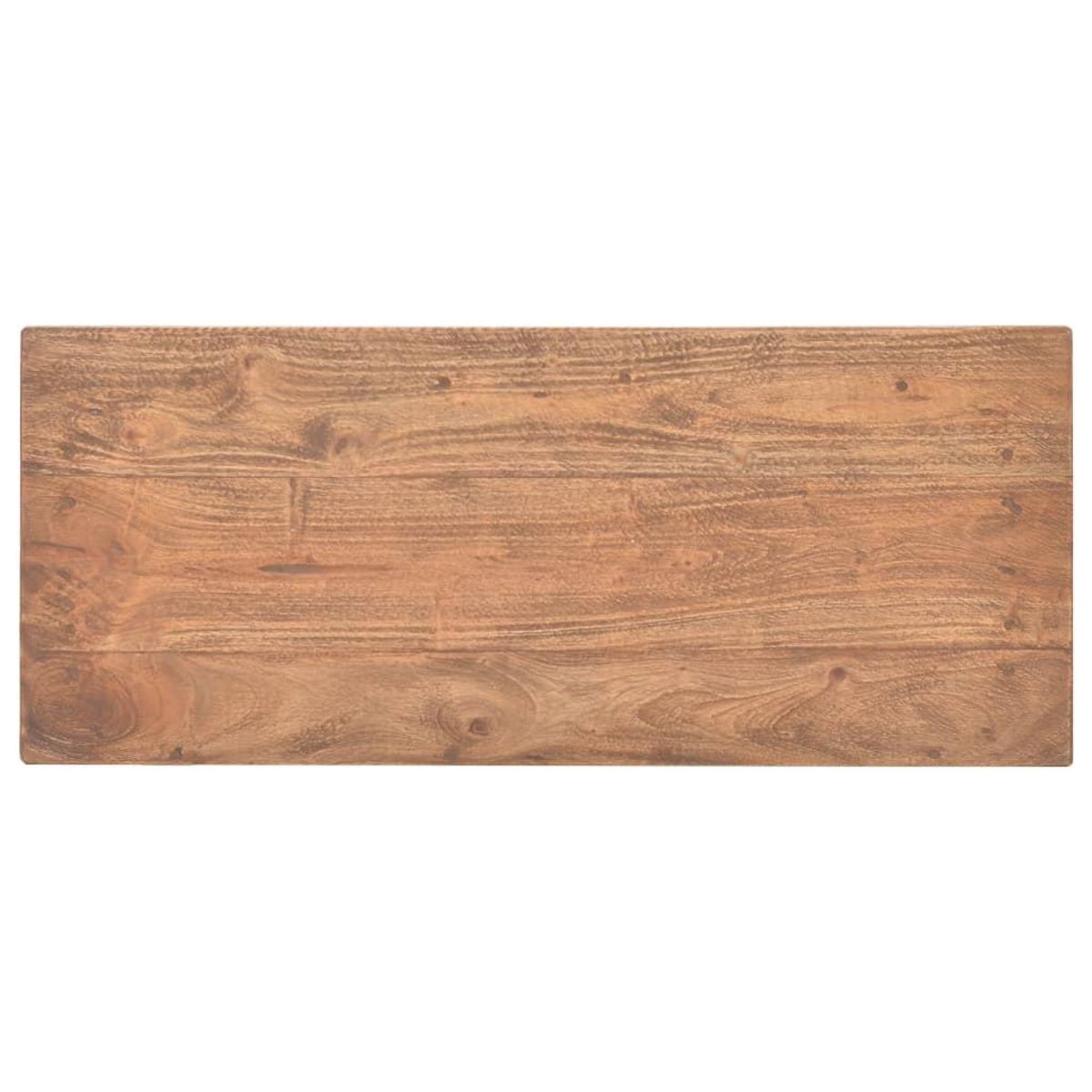 VIDAXL Table console bois d'acajou massif 69x28x70 cm