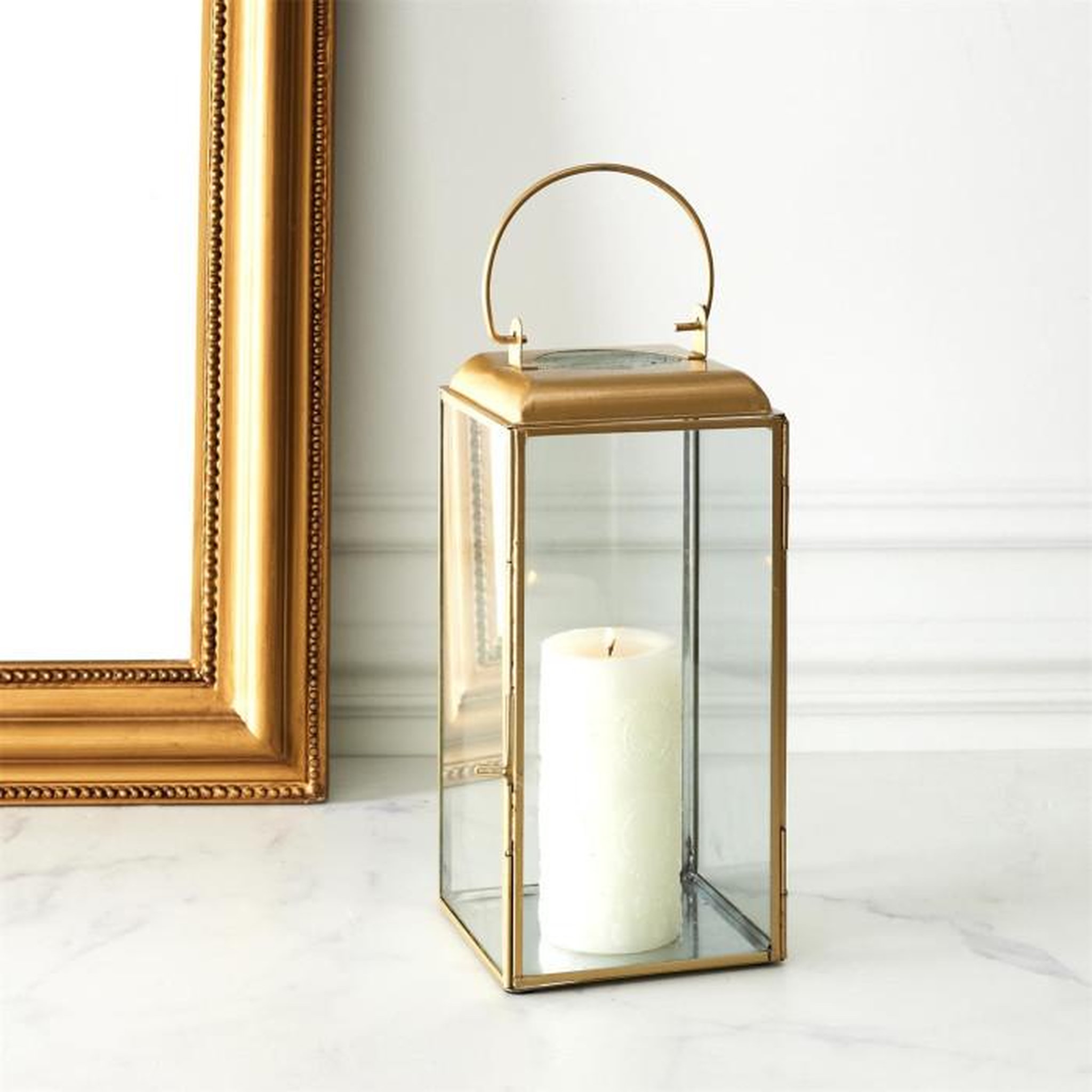 Voir la diapositive 4 : Paris Prix Lanterne Déco en Métal  Girotto  30cm Or
