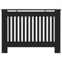 Voir la diapositive 3 : VIDAXL Cache-radiateur noir 112x19x81,5 cm MDF