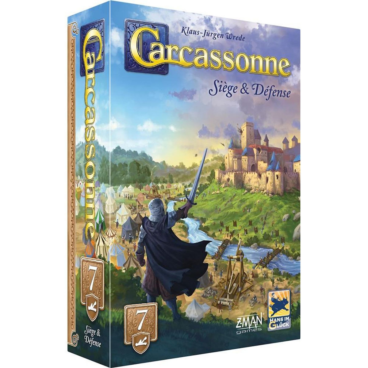 Asmodee Jeu de stratégie Asmodee Carcassonne Siège et Défense 2025