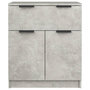 Voir la diapositive 5 : VIDAXL Buffet Gris beton 60x30x70 cm Bois d'ingenierie
