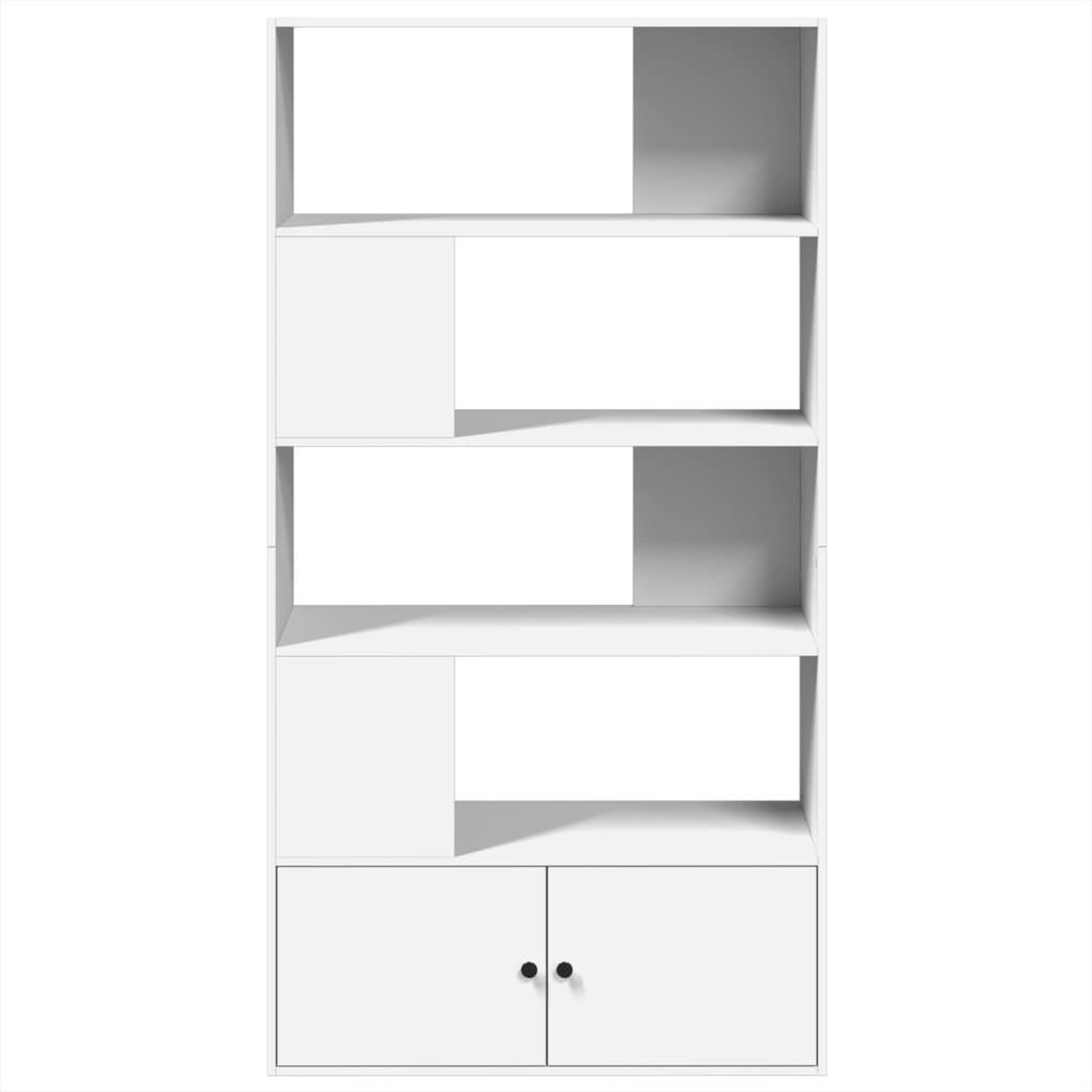 Voir la diapositive 3 : VIDAXL Bibliotheque blanc 100x36x189 cm bois d'ingenierie