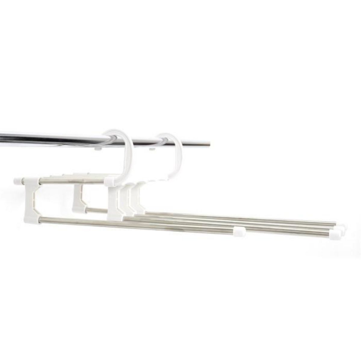 Paris Prix Cintre pour Pantalons  Multipostions  45cm Blanc