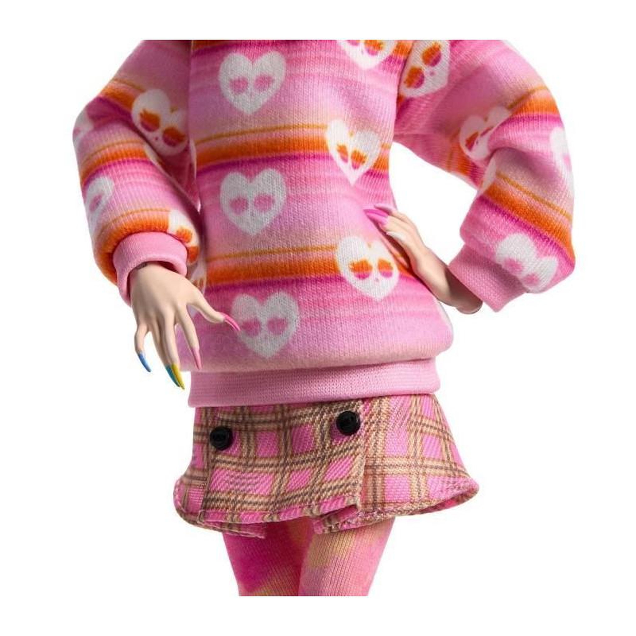 Voir la diapositive 6 : MONSTER HIGH Monster High-Enid Sinclair-Poupée en tenue rose avec accessoires - Monster High - HXJ05