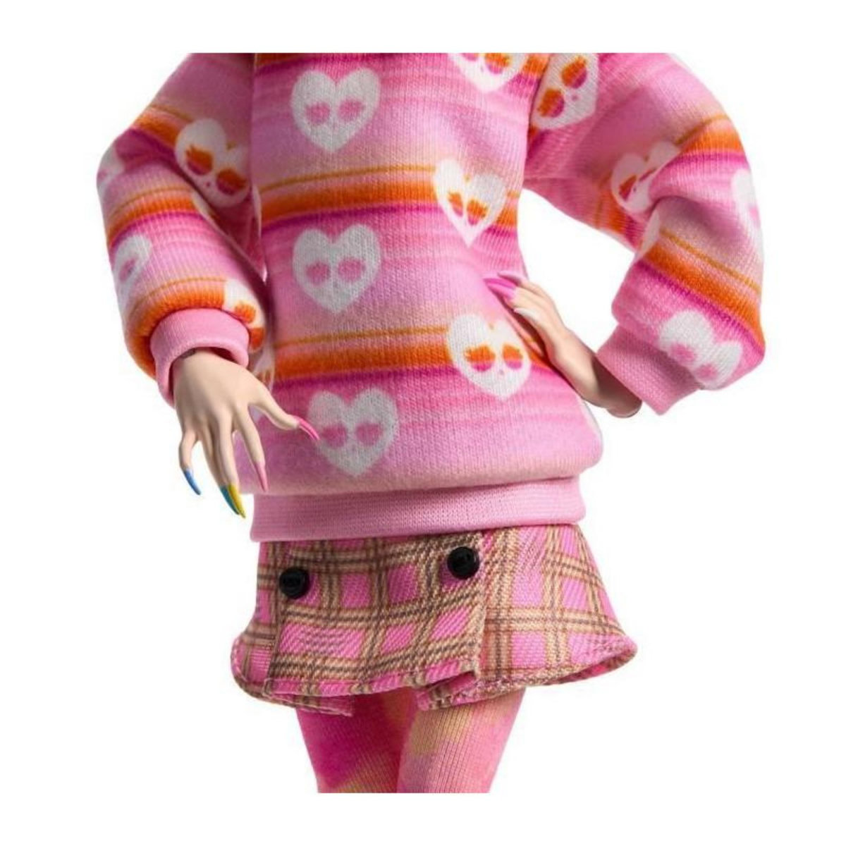 MONSTER HIGH Monster High-Enid Sinclair-Poupée en tenue rose avec accessoires - Monster High - HXJ05