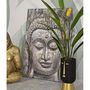 Voir la diapositive 6 : Paris Prix Toile Imprimée Déco  Bouddha Face  80x120cm Multicolore