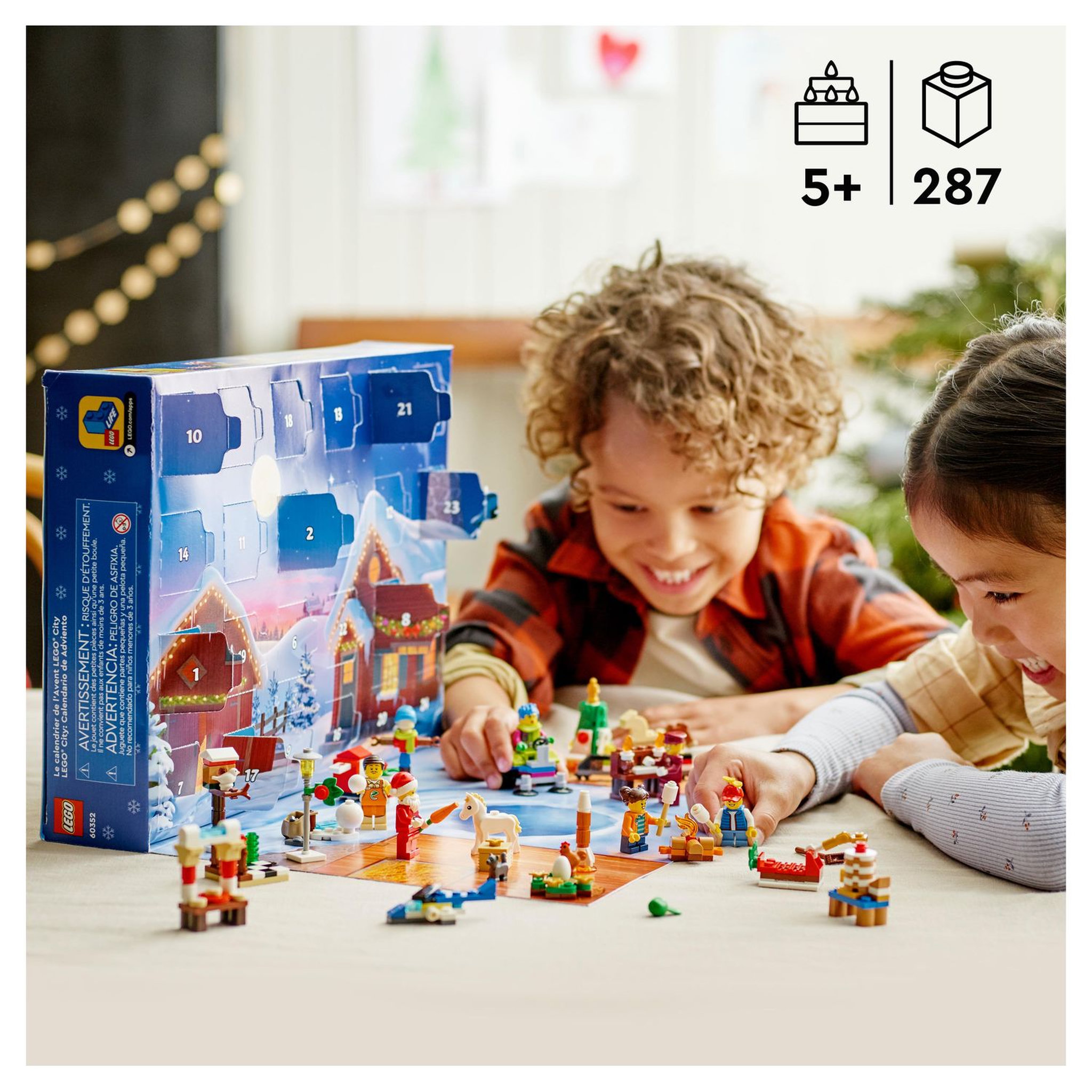 Voir la diapositive 4 : LEGO City 60352 Calendrier de l'avent 