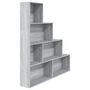 Voir la diapositive 2 : VIDAXL Armoire a livres Sonoma gris 155x24x160 cm