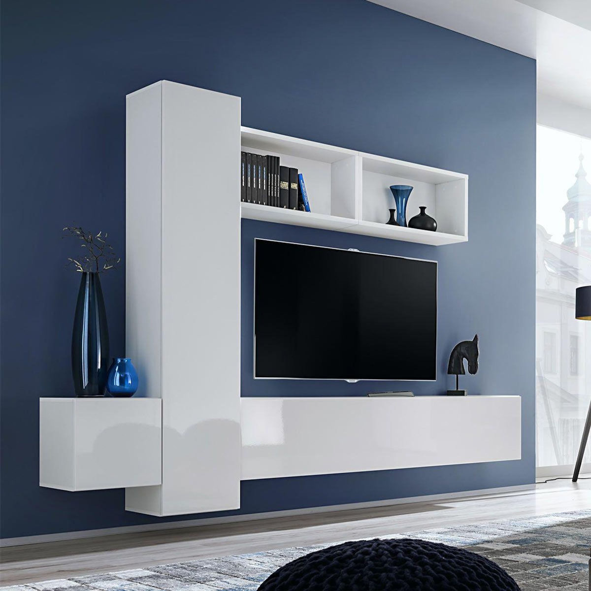 Paris Prix Ensemble Meuble TV  Blox XIII  245cm Blanc