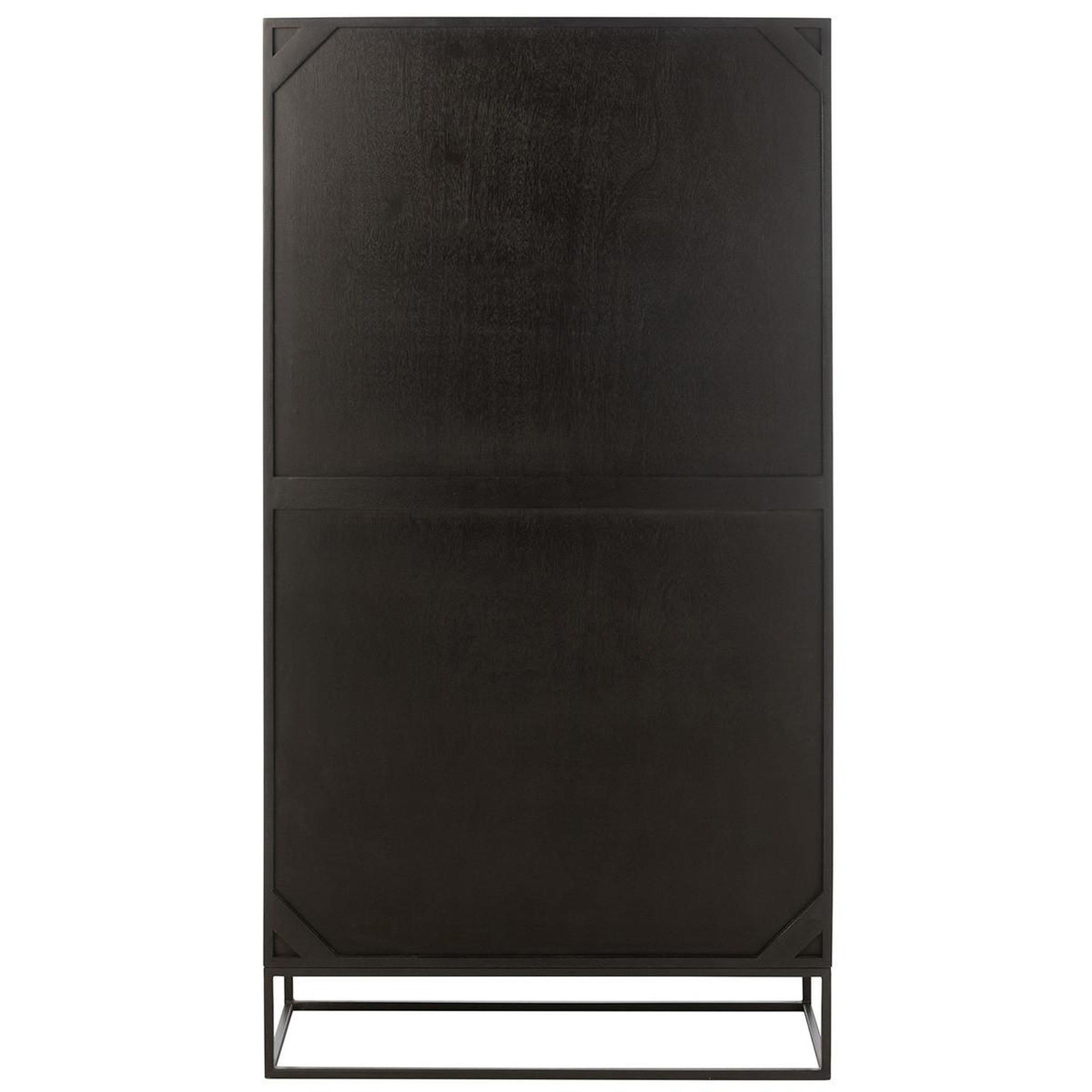 Voir la diapositive 3 : J-LINE Étagère Design en Bois  Mode  168cm Noir