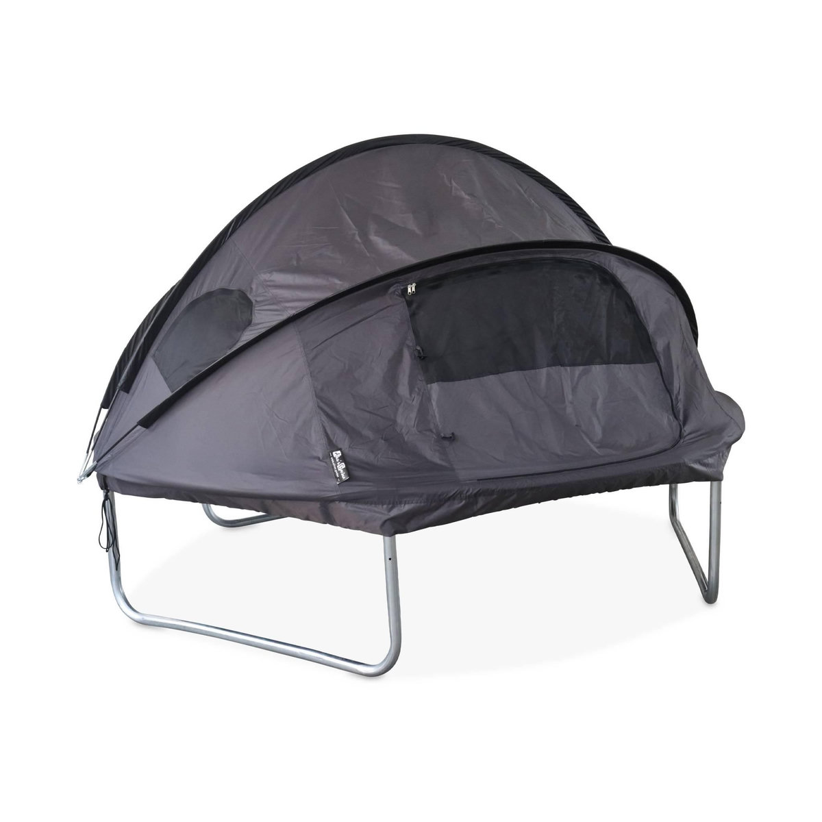 SWEEEK Trampoline 250cm filet intérieur avec pack d'accessoires + Tente de camping et sac de transport