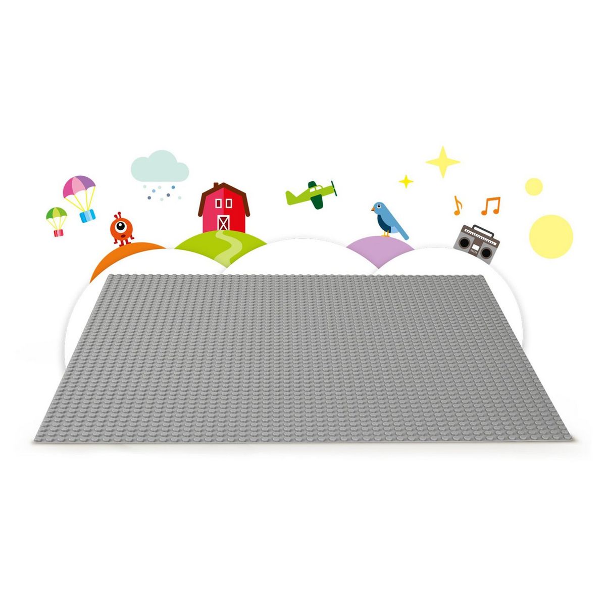 LEGO Classic 10701 - La plaque de base grise 38 x 38cm