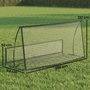 Voir la diapositive 3 : HOMCOM Filet de rebond football double face avec sac métal noir
