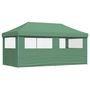 Voir la diapositive 5 : VIDAXL Tente de reception pliable escamotable 3 parois laterales vert