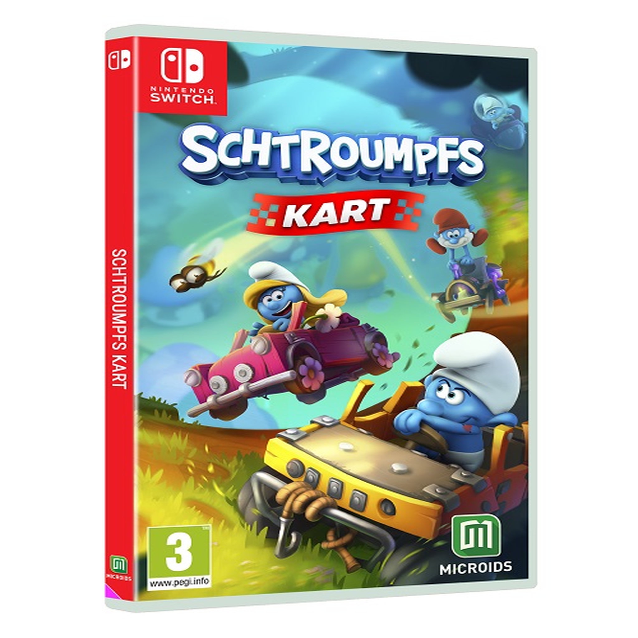 Voir la diapositive 2 : Schtroumpfs Kart Nintendo Switch