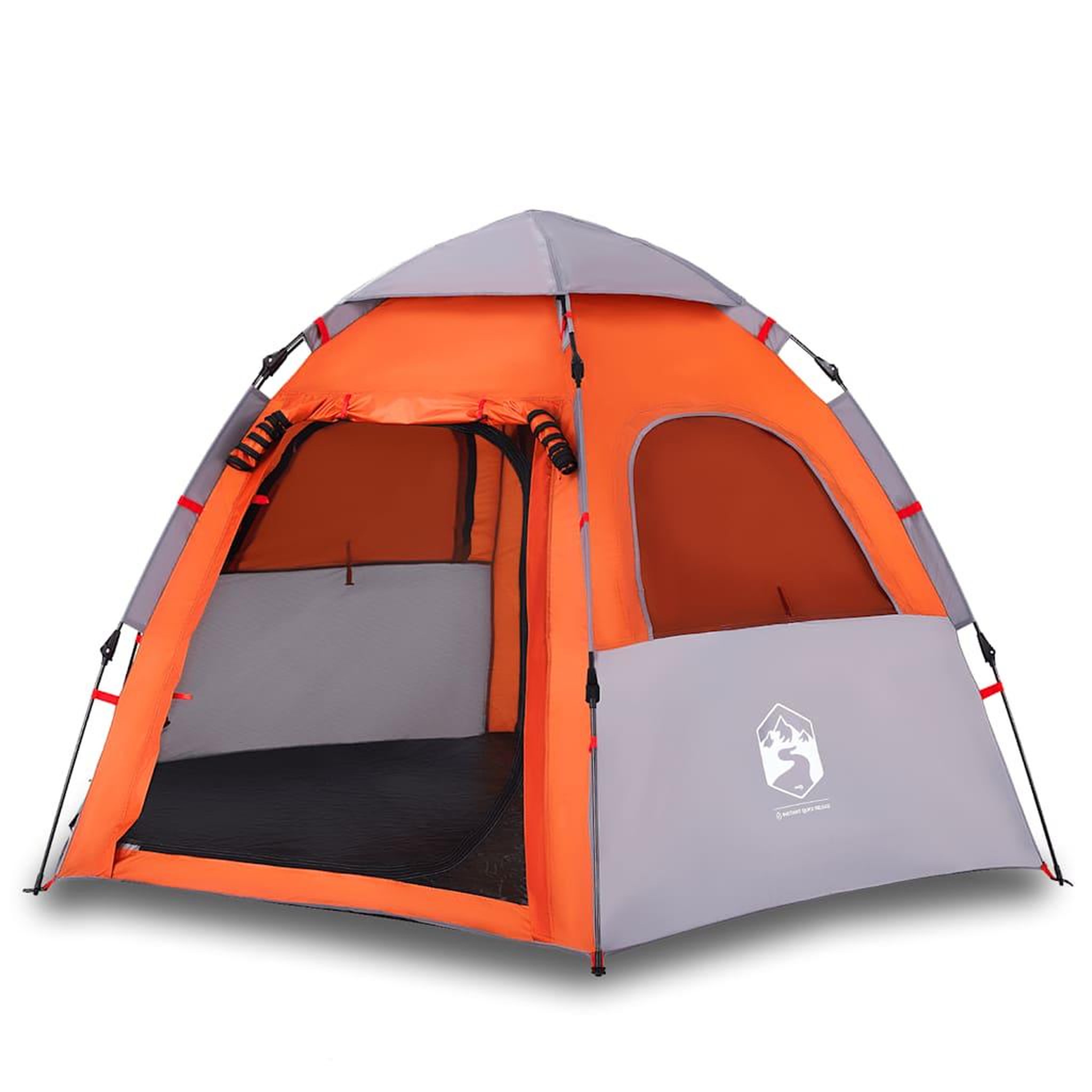 Voir la diapositive 2 : VIDAXL Tente de camping cabine 4 personnes liberation rapide
