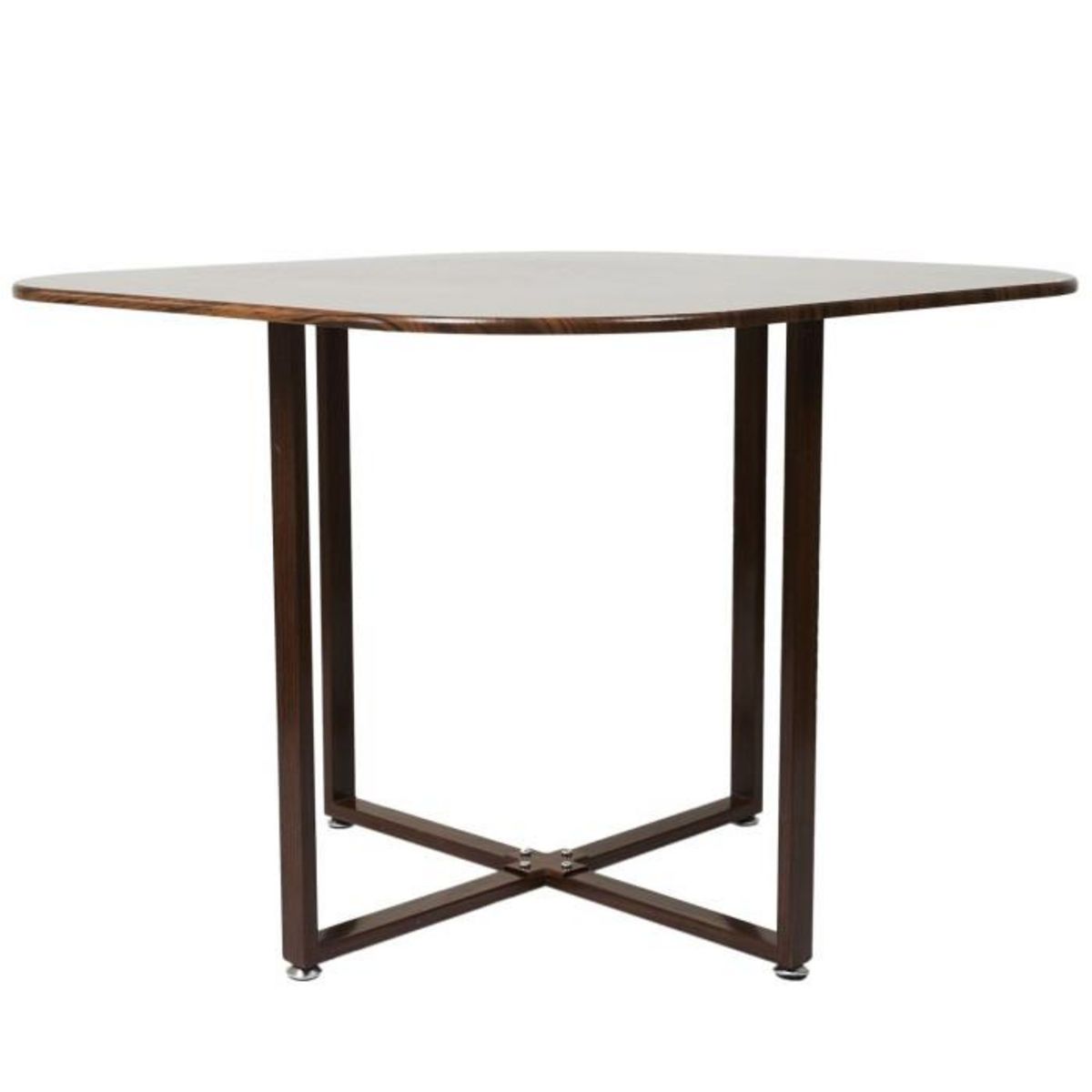 Paris Prix Ensemble Table à Manger & 4 Chaises  Patchwork  100cm Gris